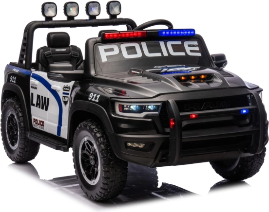 voiture de police électrique RAM pour enfants