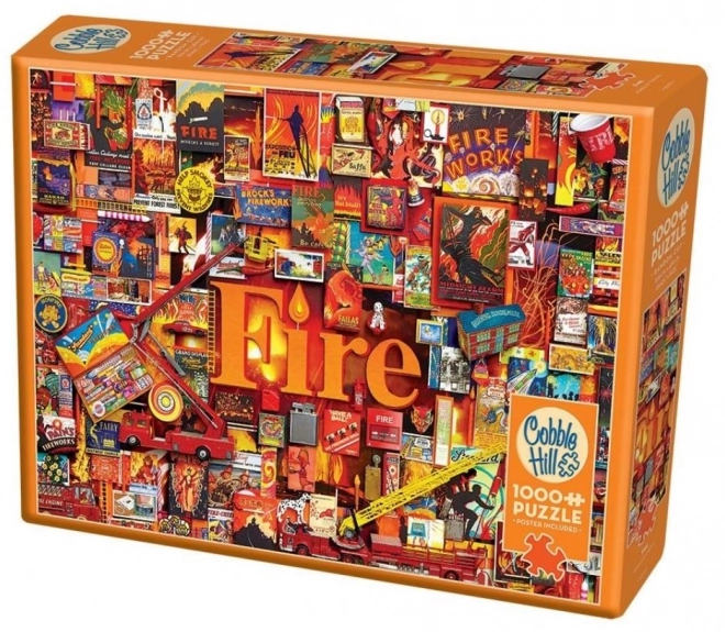 Puzzle COBBLE HILL Feu 1000 pièces