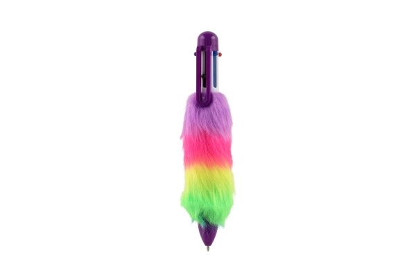 Stylo en peluche coloré avec pompons Teddies