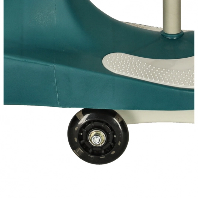 Véhicule gravitationnel pour enfant avec roues LED – Vert-Jaune