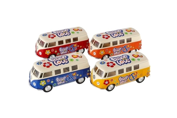 Autobus Kinsmart VW Classique métal/plastique 13cm à rétrofriction