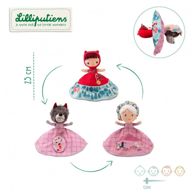 Lilliputiens - Poupée à contes réversible - Petit Chaperon Rouge