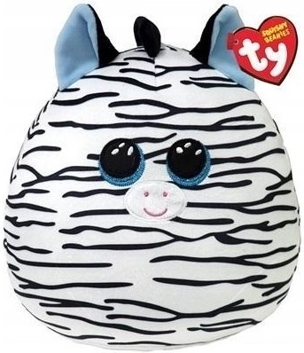 Zèbre TY en peluche à presser 22 cm