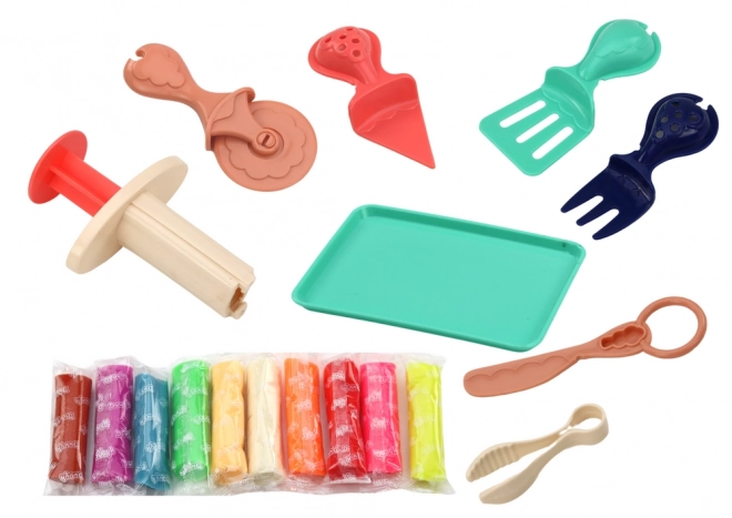 Set de pâte à modeler Licorne DIY avec accessoires en plastique