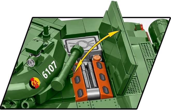 COBI 2625 Forces Armées T-72 (RDA/SOVIÉTIQUE), 1:35, 680 pcs, 1 figurine