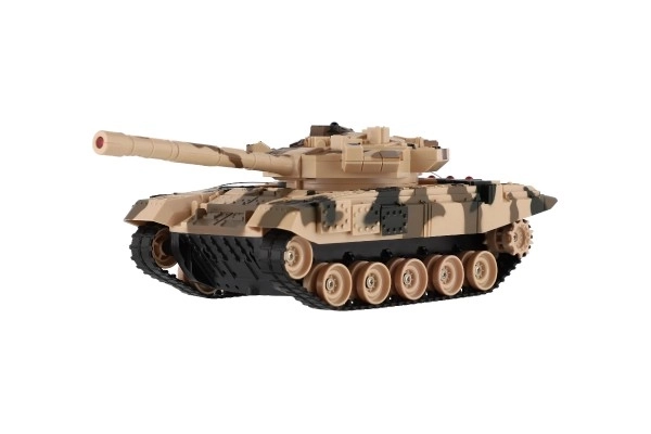 Tank télécommandé avec pack rechargeable et effets sonores