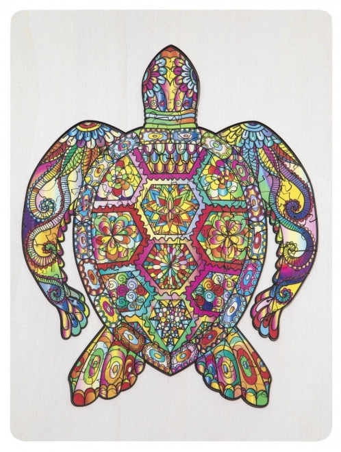 MOXY Puzzle silhouette tortue 130 pièces