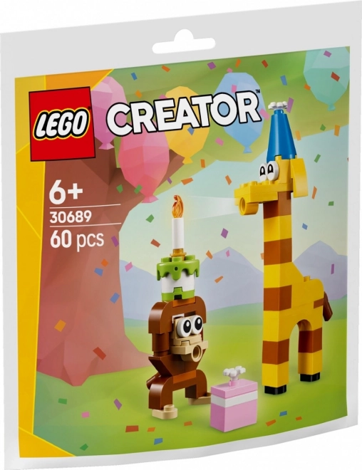 Kit de construction créatif Animaux d'anniversaire