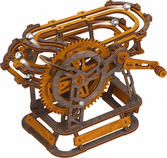 Puzzle 3D en bois Piste de billes Mini de Wooden City