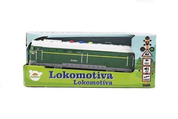 Locomotive en plastique avec effets lumineux et sonores