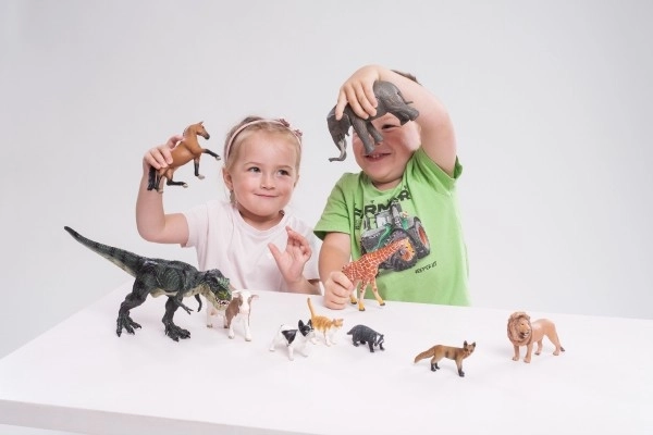 Velociraptor zooté plastique 16cm en sachet