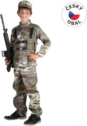 Costume de carnaval soldat pour enfants