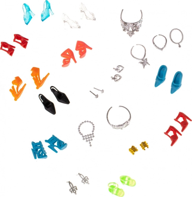 Ensemble de vêtements et d'accessoires pour poupées - 43 pièces