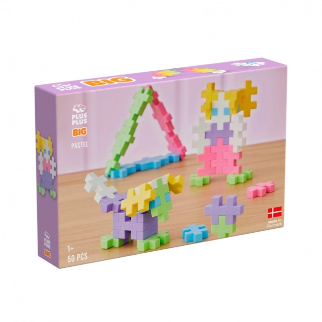 Kit de construction créatif Plus-Plus BIG Pastel pour enfants