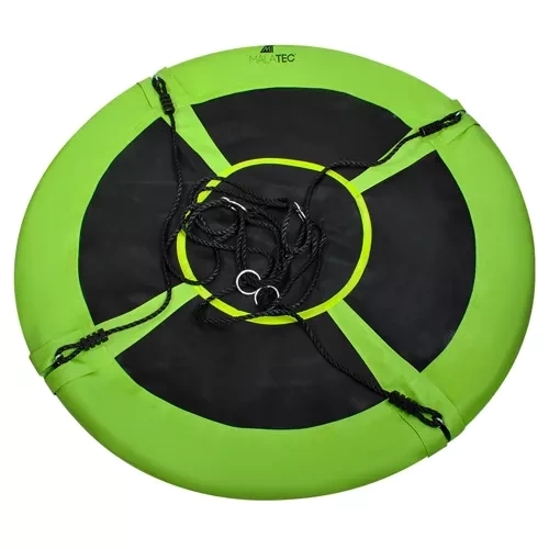 Balançoire nid de cigogne 100cm vert-noir 23514