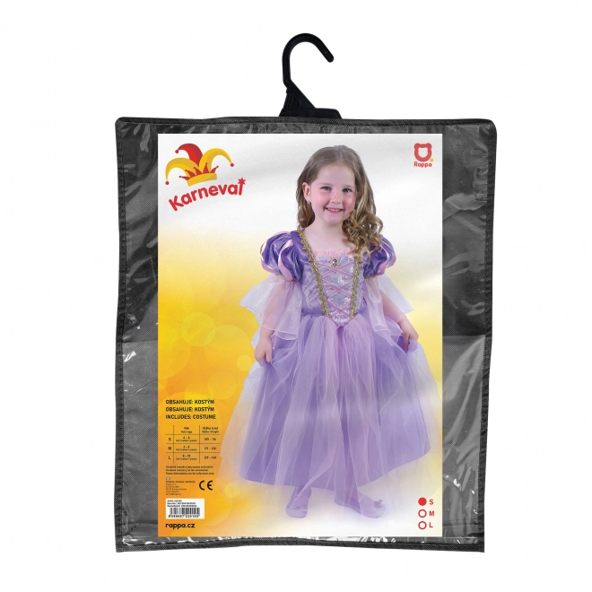 Costume de princesse Violette (S) pour enfants