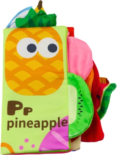 Illustrations de fruits et premiers mots en anglais