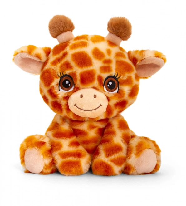 Keel Toys SE1088 Keeleco girafe - jouet en peluche éco 16 cm