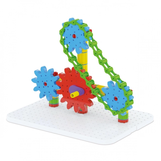 Jeu de construction d'engrenages Quercetti Georello Tech