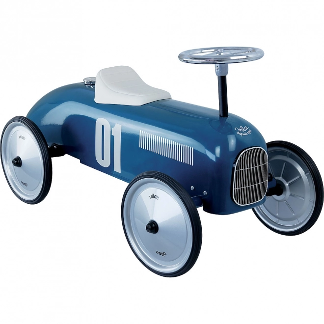 Draisienne en métal vintage bleue