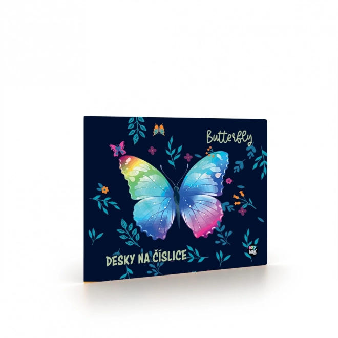 Plaques pour chiffres Papillon pour la première classe
