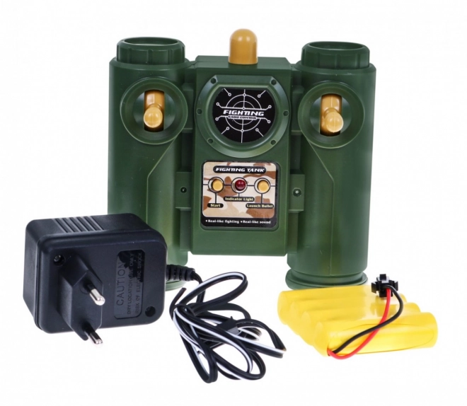 Chars radiocommandés 2 T-34 vs. Tiger pour enfants 3+ Modèles à tir 1:28 + Grande bataille de chars + Sons lumineux