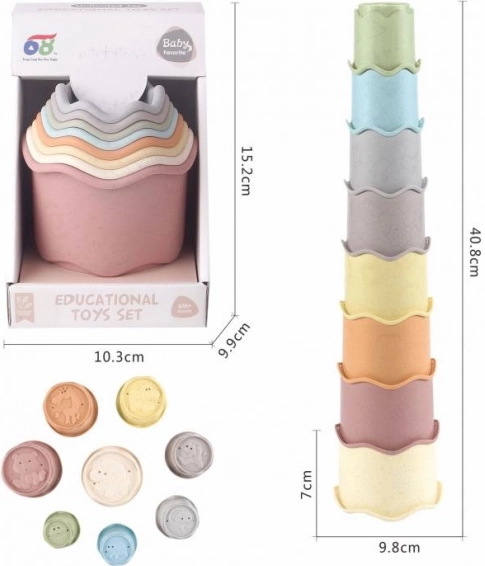 Gobelets empilables Ziro pour enfants