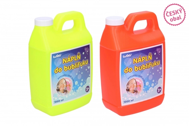 Recharge pour machine à bulles MAXI 1L - emballage tchèque