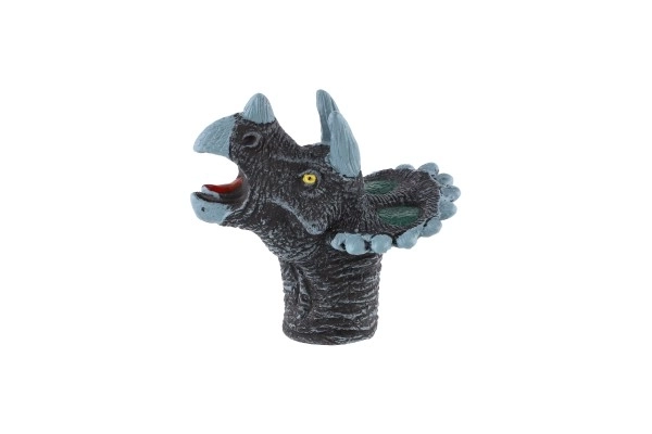 Dinosaures à doigt 5 pièces en gomme 6cm sur carte 16,5x20cm