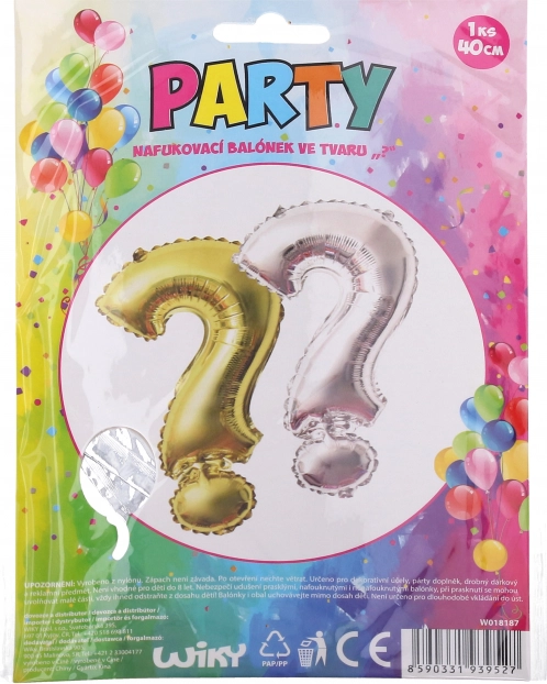 Ballon gonflable point d’interrogation 40 cm