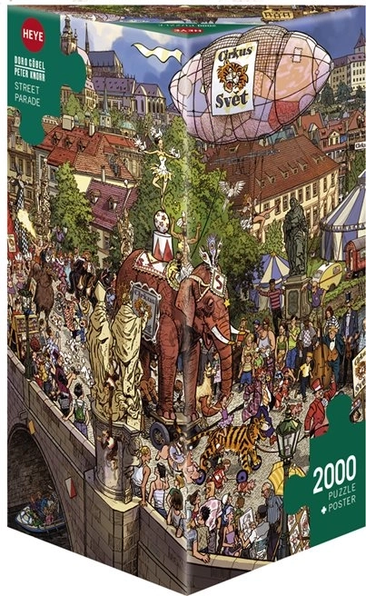 Puzzle Parade de rue 2000 pièces