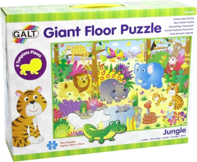 Galt grand puzzle de sol jungle 30 pièces