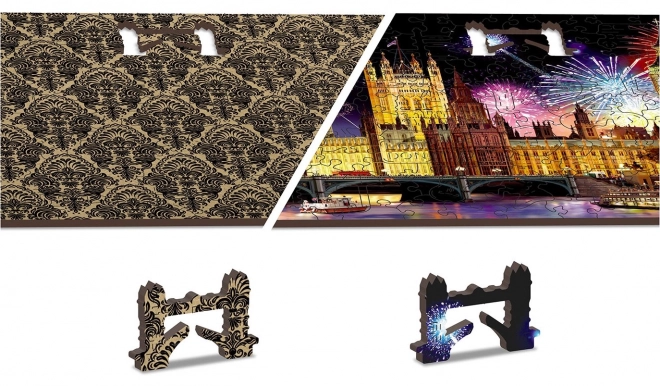 Puzzle en bois Londres Nocturne 2 en 1