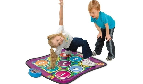 Tapis "Chiffres" pour enfants 3+ Jeu d'équilibre + 5 niveaux Mains Pieds
