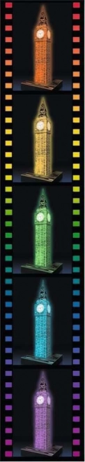 Puzzle 216 pièces 3D Big Ben Nuit