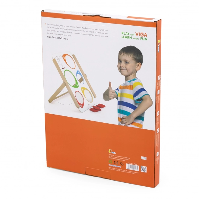 Jeu de lancer sur cible en bois Viga certifié FSC