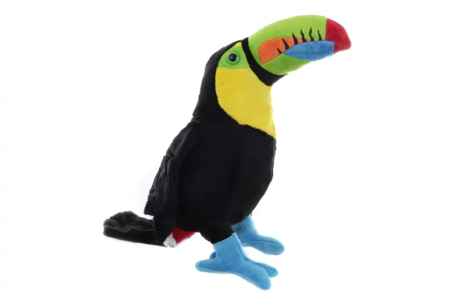 Grand Toucan en peluche à bec court