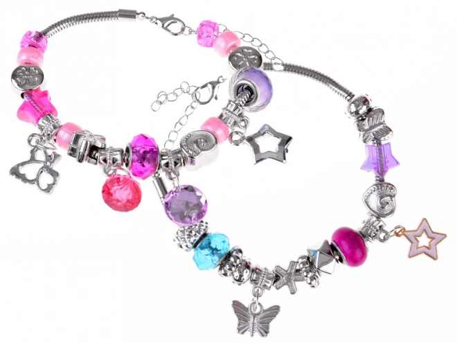 Kit pour la fabrication de bracelets avec breloques et perles