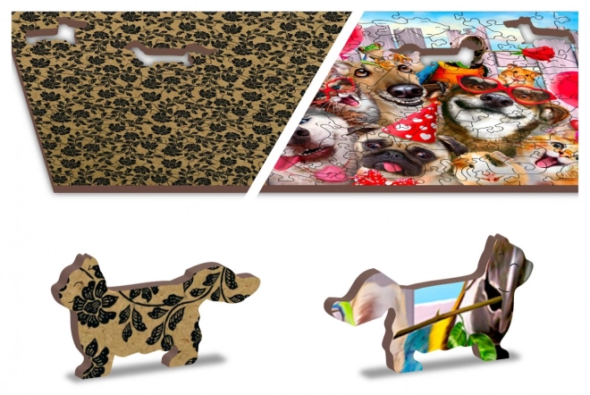 Puzzle en bois Temps pour la fête 600 pièces