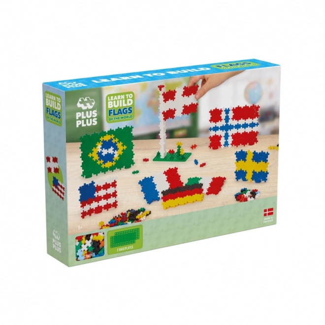 Kit de construction Plus-Plus Drapeaux du monde