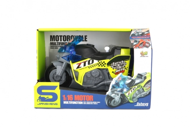 Jouet moto avec effets réalistes