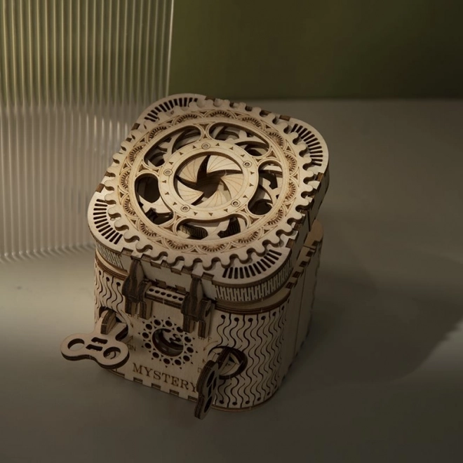 Puzzle mécanique en bois 3D RoboTime Boîte à bijoux