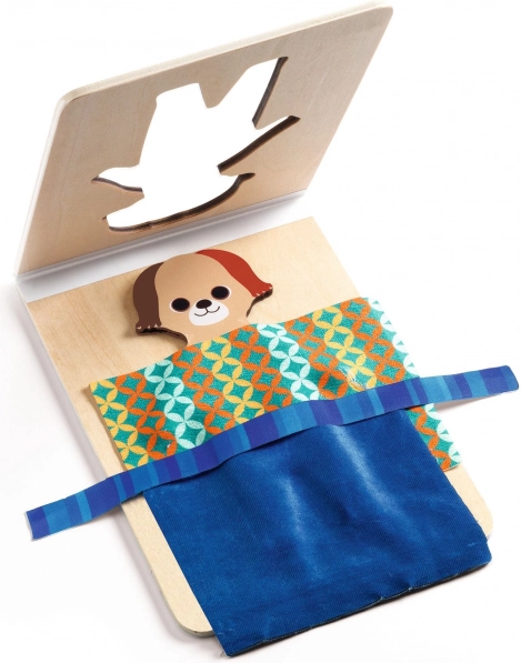 Ensemble d'habillage de chien en bois Djeco