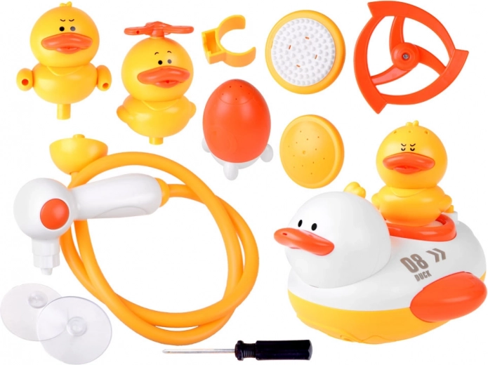 Pompe à eau qui met le bain en mouvement