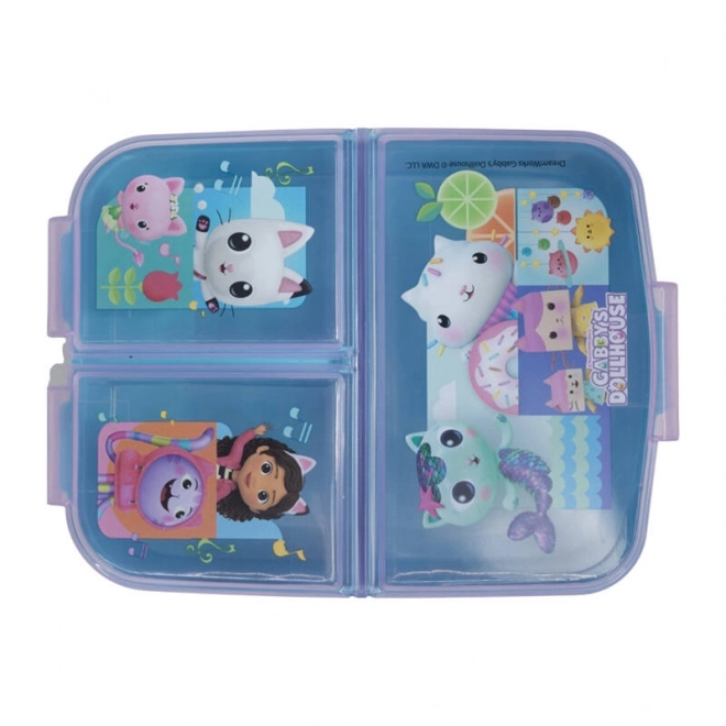 Boîte à déjeuner pour enfants STOR 21220 3 compartiments Gabby's Dollhouse (violet)