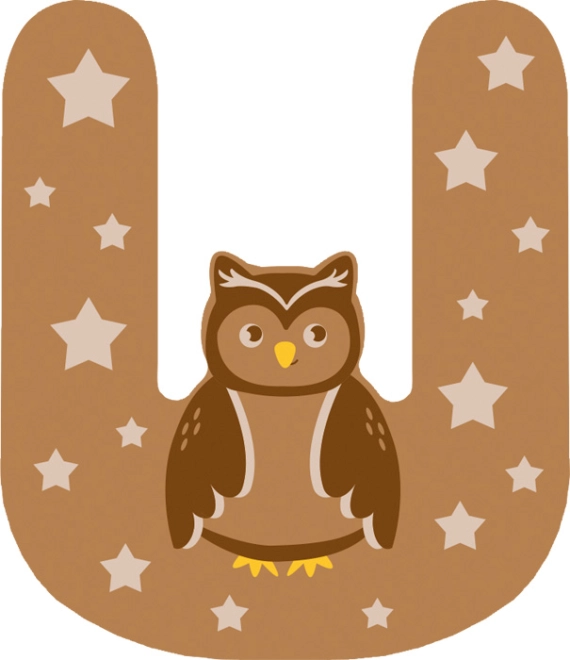 Design pastel avec chouette