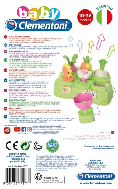 CLEMENTONI BABY Inséreur Jardin Coloré (Jouer Pour l'Avenir)