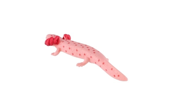 Axolotl mexicain en plastique zooted 8cm dans un sac