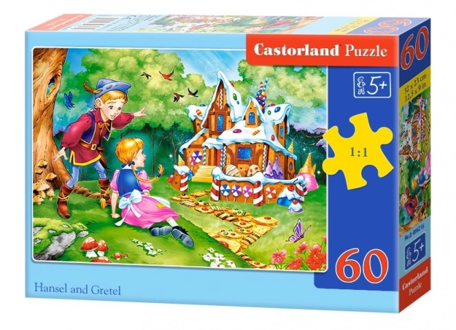 Puzzle maison en pain d'épices 60 pièces
