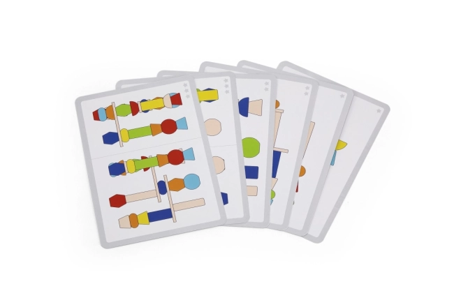 Kits de construction géométriques en bois 52 pièces Viga
